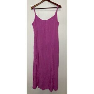 Margaritaville Women's XL Hot Pink Sleeveless Maxi Dress NEW Rayon